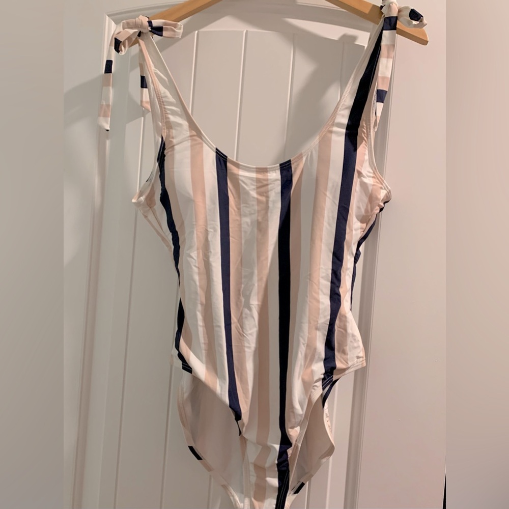 Cremiuex - Swim One Piece Sailor Striped - NWT